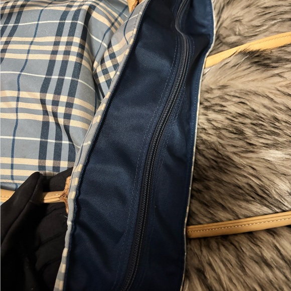 Burberry Blue tote Bag Nylon - Picture 7 of 12